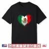 Mexico City Mexican Flag Heart Independence Day Of Mexico Shirt