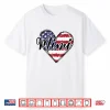 Mimi Gifts For Grandma Mothers Day American Flag Heart Shirt