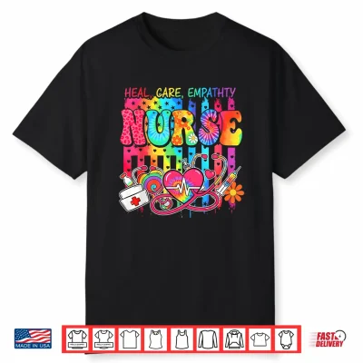 Nurse’S Day Nurse Appreciation Day Usa Flag Colorful Shirt