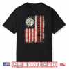 Volleyball Dad American Flag Father’S Day Patriotic Dad Usa Shirt