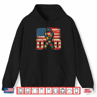 Hoodie Autism Awareness Dad Shirt