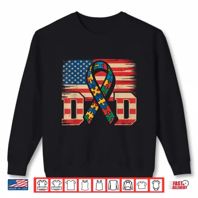 Sweatshirt Autism Awareness Dad Shirt