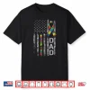 Autism Awareness Dad Usa Flag Fathers Day Daddy Men Gifts Shirt