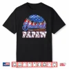 Baseball Papaw Usa Flag Father’S Day Game Day Men Daddy Shirt