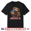 Bear Funny 4Th Of July American Flag Father’S Day Shirt