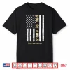Dad Of Girls Outnumbered Us Flag Funny Fathers Day Papa Men Shirt