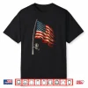 Fishing American Flag Fisherman Patriotic Day 4Th Of July Shirt