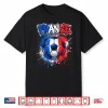 France Football Soccer Player Flag Graffiti Father’S Day Shirt