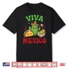 Kawaii Cute Taco Cactus Guacamole Viva Mexico Cinco De Mayo Shirt