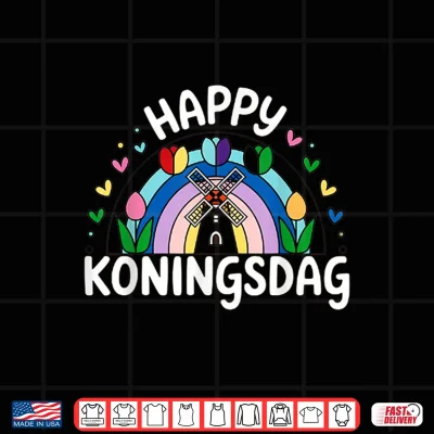 Design Kings Day Netherlands Flag Koningsdag Dutch Holidays Shirt