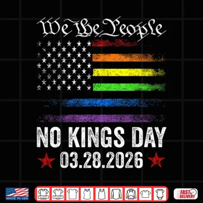 Design No Kings March 28 2026 No Kings Day Vintage Flag Men Women Shirt