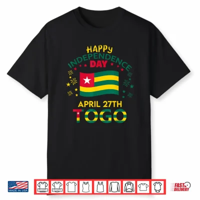 Togo 66Th Independence Day Togolese Pride Togo Flag Shirt