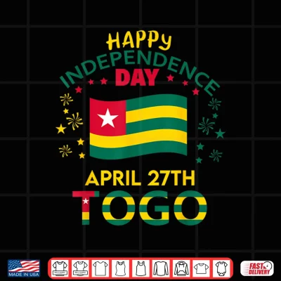 Design Togo 66th Independence Day Togolese Pride Togo Flag Shirt