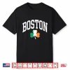 Boston St Patricks Day Shamrock Irish Flag Shirt
