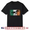 Horse Shamrock St. Patrick’S Day Irish Flag Shirt