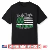 No Kings In America Us Flag Shamrocks For St Patricks Day Shirt