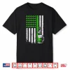 Shamrock Beer America Flag St Patricks Day For Men St Pattys Shirt