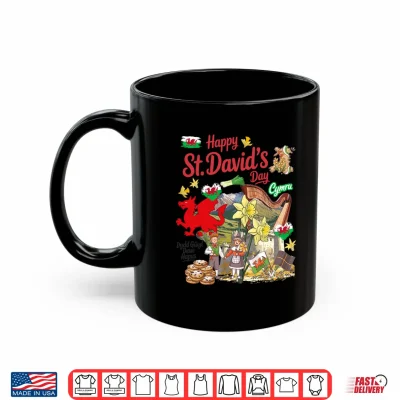 Mug St Davids Day Costume Idea for Kids Cymru Welsh Flag Shirt