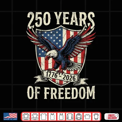 Design 250 Years America Anniversary 250th Independence Day US Flag Shirt