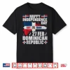 Dominican Republic 182Nd Independence Day Dominican Flag Map Shirt