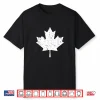 I Love Canada Day Maple Canadian Flag Sport Grey Shirt