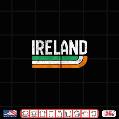 Design Ireland Flag St Patricks Day Men Women Kids Irish Ireland Shirt