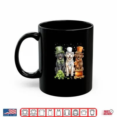 Mug Labrador Dog Leprechaun Shamrock St. Patricks Day Pattys Day Shirt