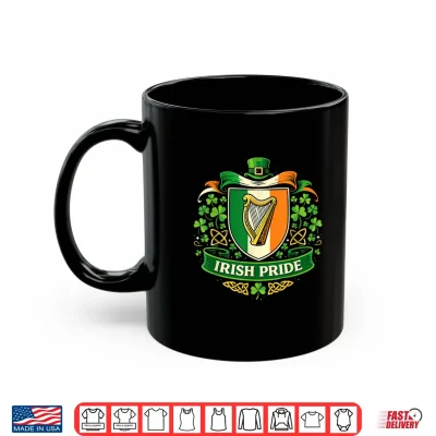 Mug Irish Pride Harp Flag Shirt Shamrock St Patricks Day Parade Shirt