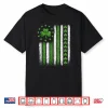 Patriotic Flag With Stars Shamrocks 2026 St. Patrick’S Day Shirt