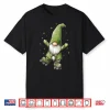 Roller Skating Skater St. Patricks Day Roller Skates Gnome Shirt