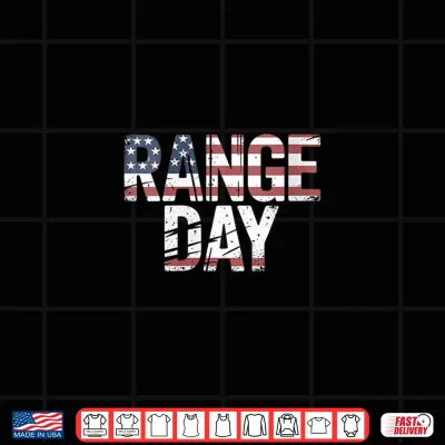 Design Range Day American Flag Tactical Style Shirt