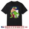 Texas Independence Day T Rex Dinosaur Texan Flag Boys Kids Shirt