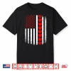 Vintage Valentines Day American Flag Hearts Mens Boys Kids Shirt