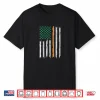 Irish American Flag Vintage Shamrock St Patricks Day Us Flag Shirt