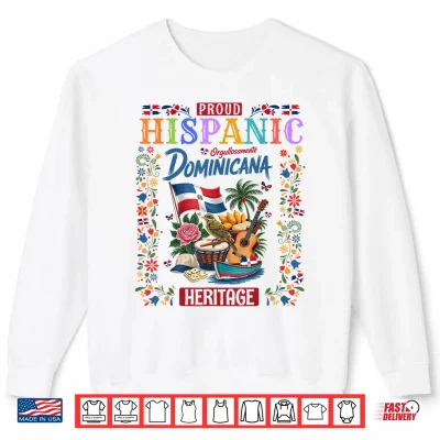 Sweatshirt Dominican Republic Flag Culture Day Idea for Kids Dominicana Shirt