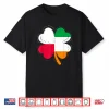 Poland Ireland Flag Shamrock St Patricks Day Irish Polish Shirt