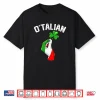 St Patrick’S Day O’Talian Shamrock Italy Flag Clover Shirt