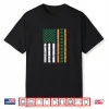 St. Patrick’S Day Irish American Flag Shirt Shamrock Us Flag Shirt