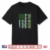 Us American Flag Shamrocks St Patricks Day Vintage Shirt