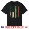 Us American Shamrock Flag For St Patricks Day Funny Shirt