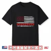 Valentines Day Red Hearts Us American Flag Patriotic Lover Shirt