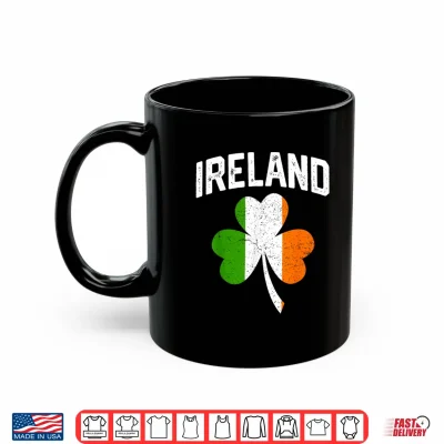 Mug Vintage St Patricks Day Ireland Irish Flag Shirt