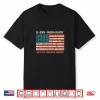 D Day Normandy Omaha Utah Beaches 48 Star American Flag Aged Shirt