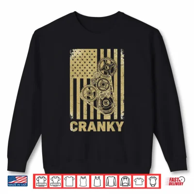 Sweatshirt Cranky Car Engine Crankshaft Cars Lover Mechanics Father Day Shirt