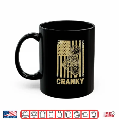 Mug Cranky Car Engine Crankshaft Cars Lover Mechanics Father Day Shirt