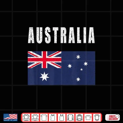 Design Australian Flag Patriotic Aussie Pride Happy Australia Day Shirt