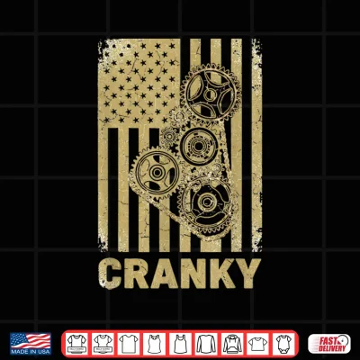 Design Cranky Car Engine Crankshaft Cars Lover Mechanics Father Day Shirt