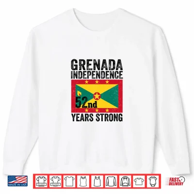 Sweatshirt Grenada 52nd Independence Day Grenada Flag Pride Celebration Shirt