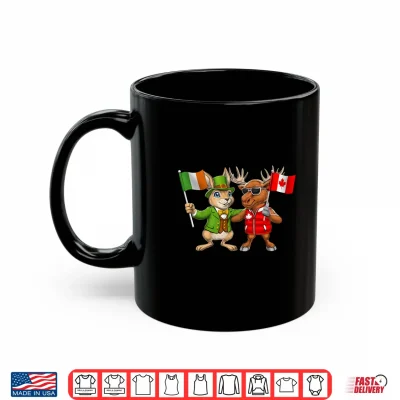 Mug Ireland Canada Flag Irish Canadian Roots St. Patricks Day Shirt