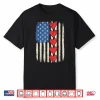 Retro Usa Flag Hearts Valentines Day For Men Women Kids Shirt